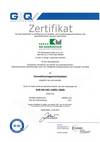 Zertifikat EN ISO 14001 als PDF
