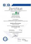 Zertifikat EN ISO 9001 als PDF