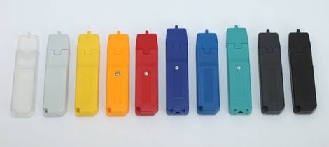 Farbvarianten USB-Steckergehäuse