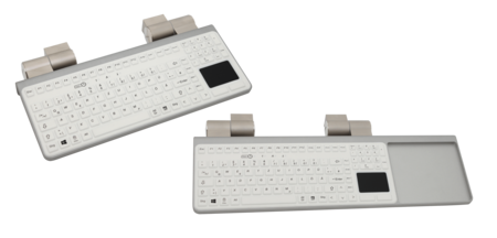 SilTa Ergowall - Medical silicone keyboards for wall mounting made by KM-Gehäusetech
